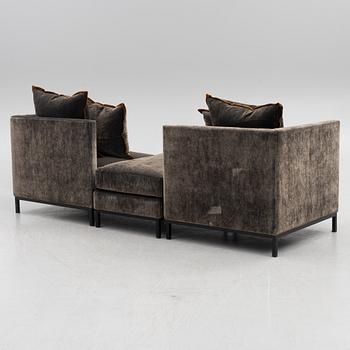 Torill Slettvoll, "Twin", fåtöljer, ett par samt fotpall, Slettvoll.