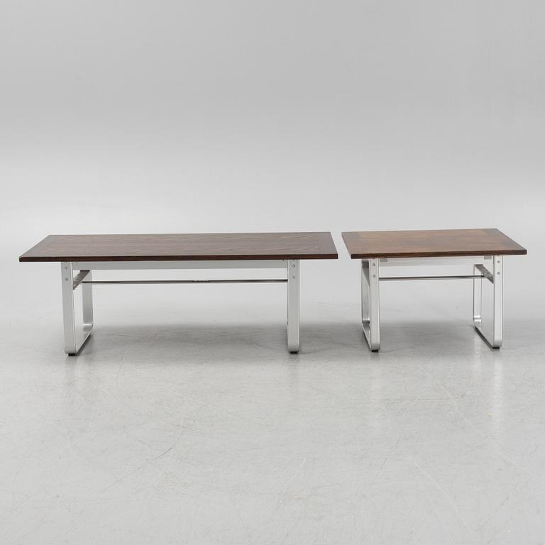 Karl Erik Ekselius, soffbord, 2 st, ”Mondo”, JOC möbler, 1970-tal.