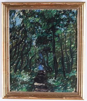 Inge Schiöler, pastell, signerad och daterad 1961.