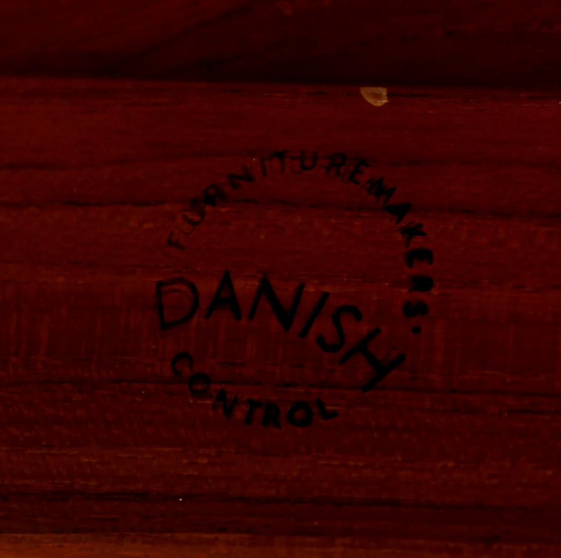 FÅTÖLJER, 1 par, Danmark, 1900-talets andra hälft.