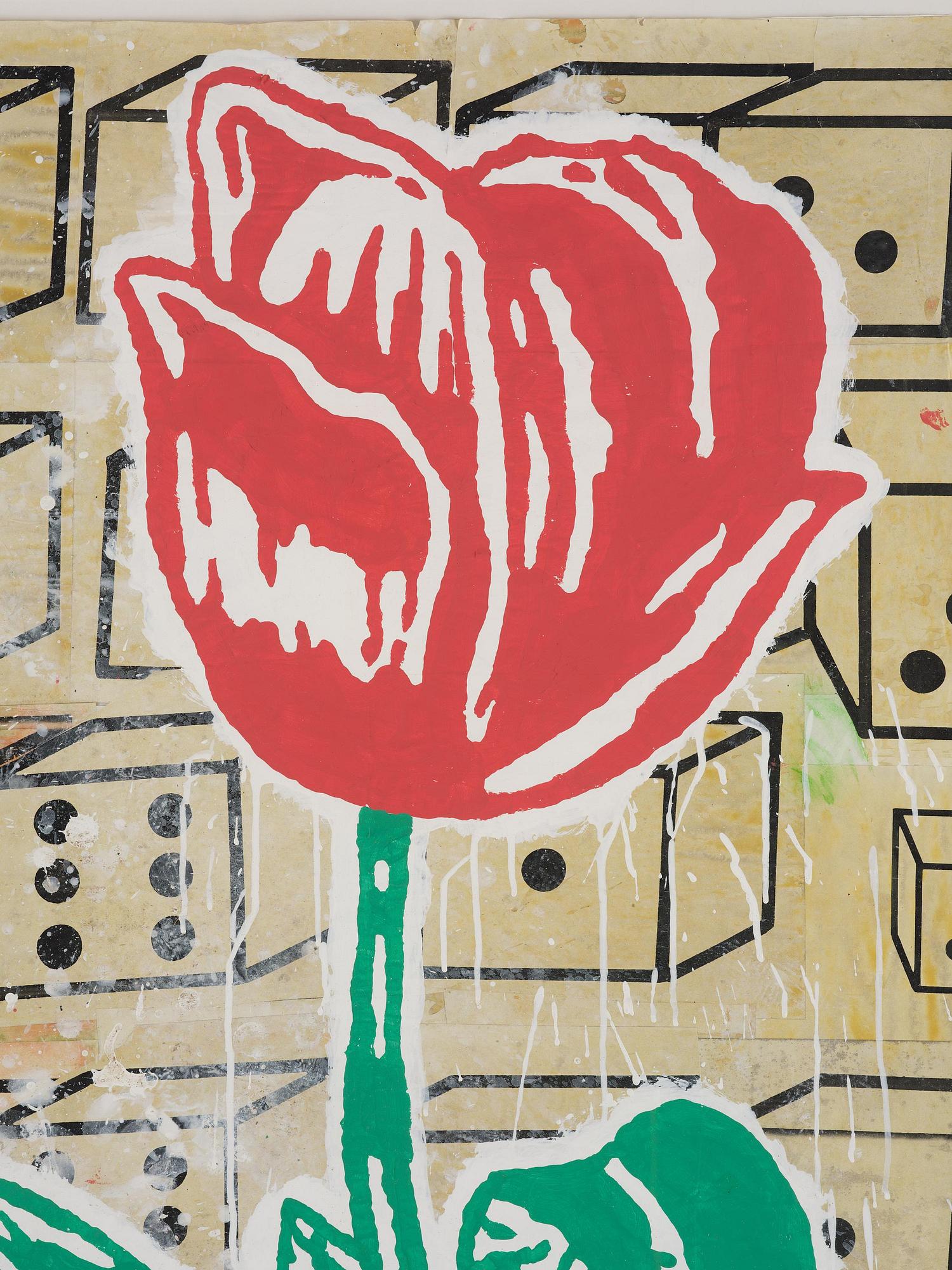 Donald Baechler, Untitled (Flower).