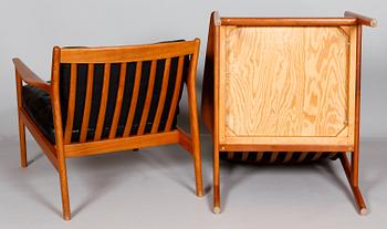 FÅTÖLJER, 1 par, Folke Ohlsson, modell USA 75.