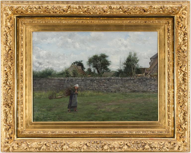 OTTO HAGBORG, oil on canvas, signed Otto Hagborg.