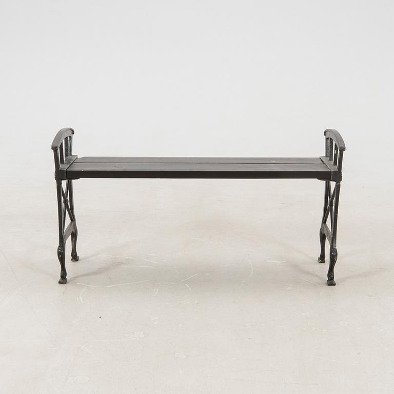 Folke Bensow, Garden Bench, "Park Bench No. 2", Näfveqvarns Bruk, first half of the 20th century.