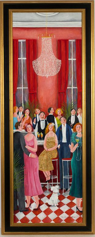 Pernilla Stappe, I coctailbaren.