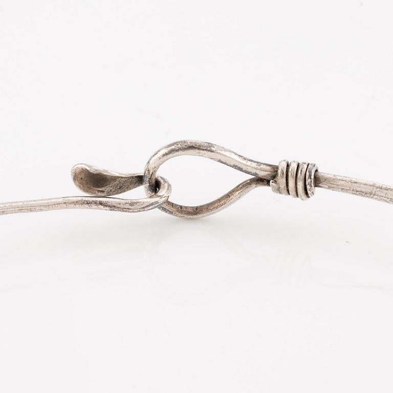 Vivianna Torun Bülow-Hübe, collier, silver, Stockholm 1951.