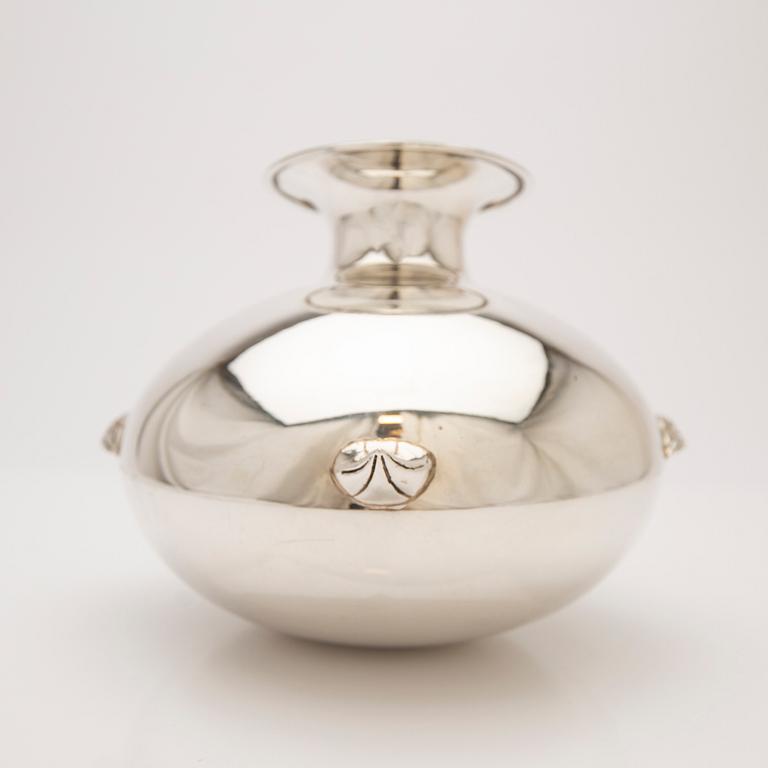 Decanter, sterling silver, Mexico.