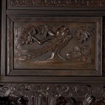 A Japanese wooden cabinet, first part of the 20th century.