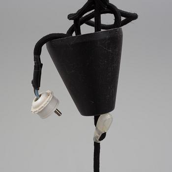 LOUIS WEISDORF, takarmatur, "Konkylie", sk. Tivolilampa, formgiven för Lyfa, 1968.