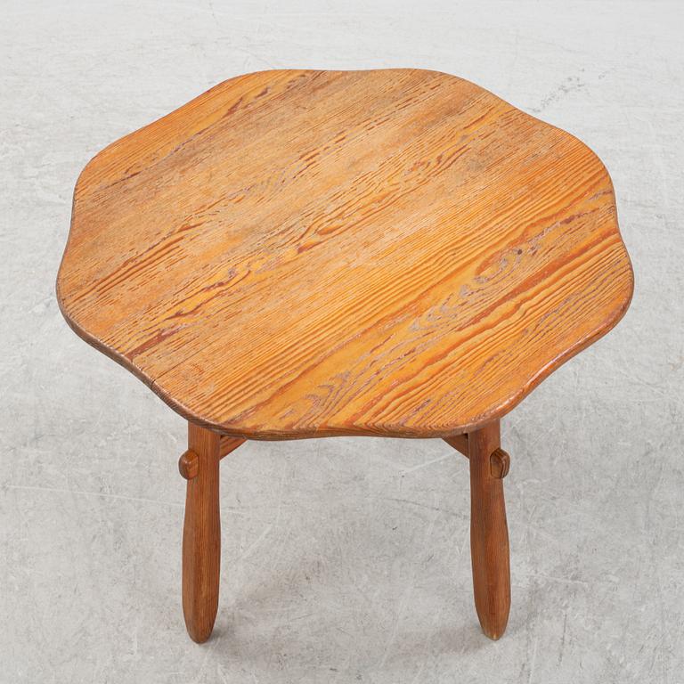 Nordiska Kompaniet, a pine 'Hytte' coffee table, 1940's.