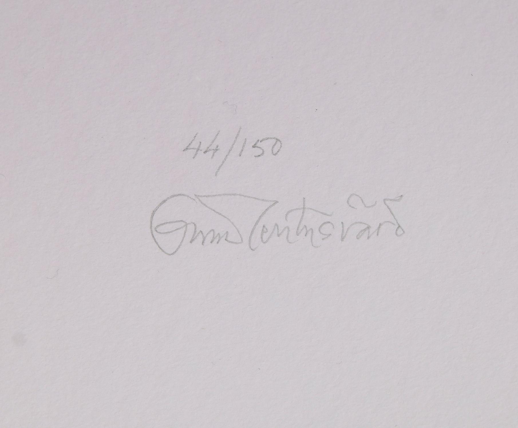 OSCAR REUTERSVÄRD, 3 st, färglitografier, Signerade och numrerade.