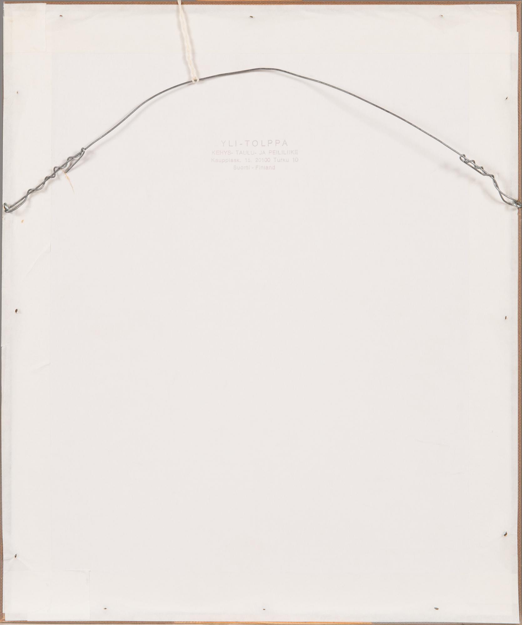 Olavi Vaarula, mixed media, signed and dated -74.