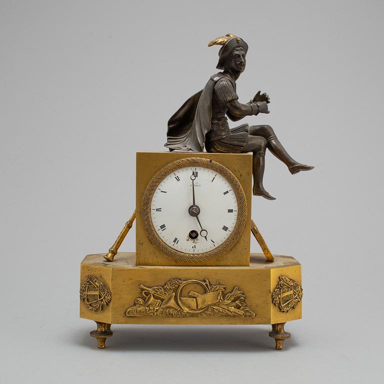 A French late Empire pendulum clock, first half of the 19th century.