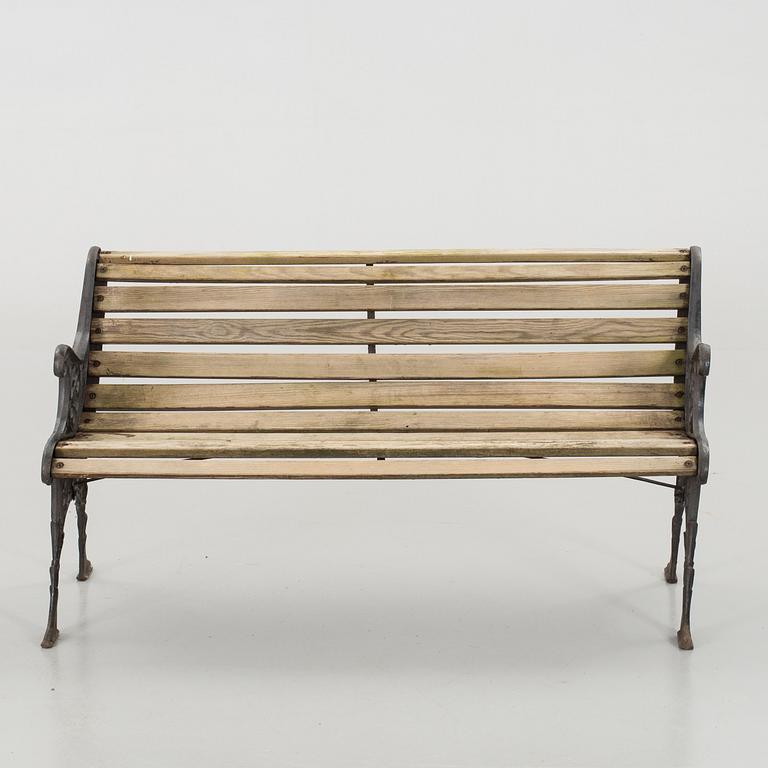 TRÄDGÅRDSBÄNK, gjutjärn, 1900-talets slut.