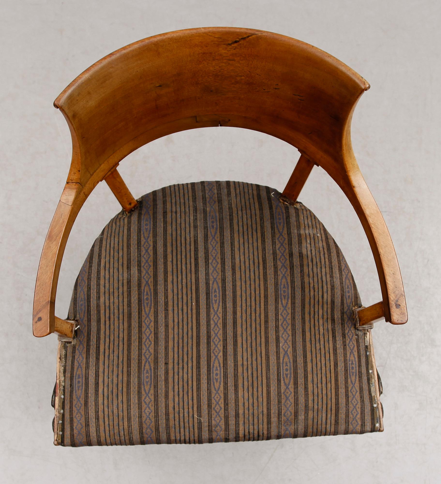 SKRIVSTOL, empire, 1800-talets första hälft.