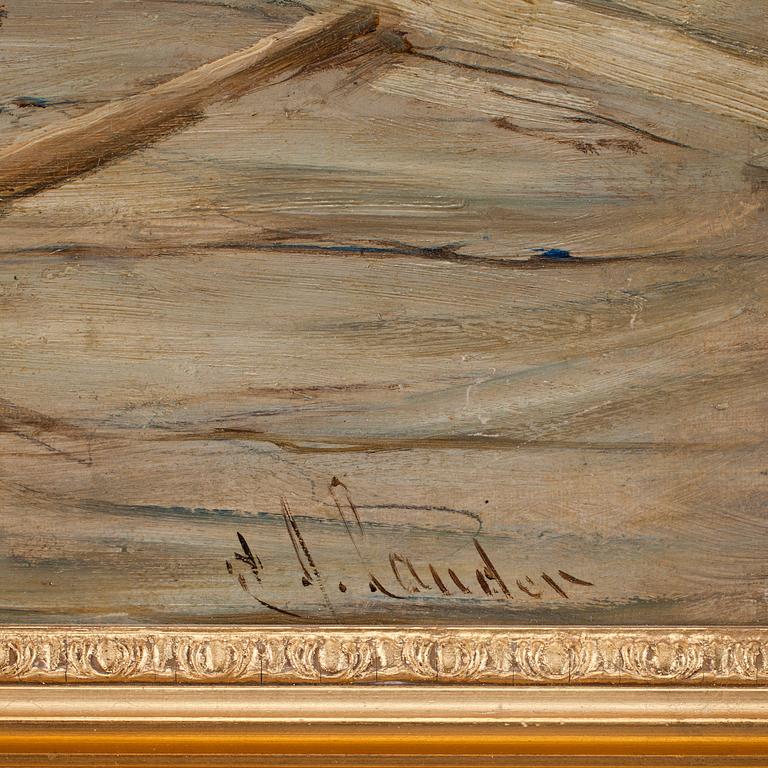 CHARLES JAMES LAUDER, olja på duk, sign.