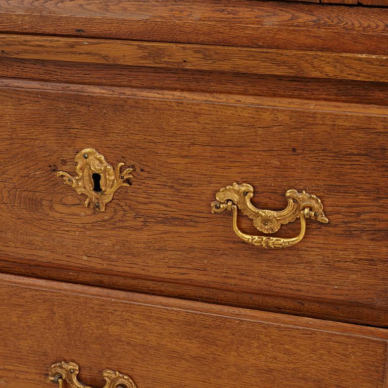 A Baroque Oak Cabinet, second half of the 18th Century.