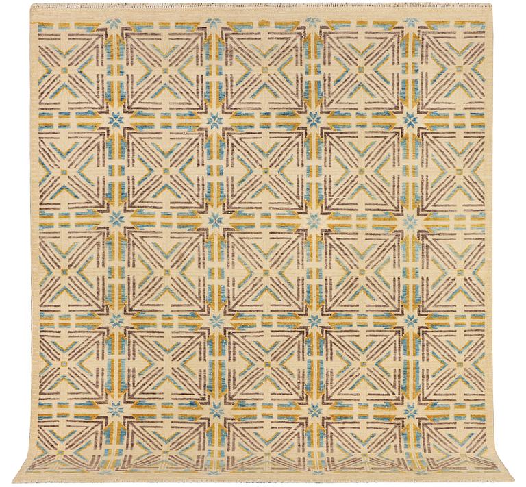 Matta, Marocko, modern design, ca 287 x 253 cm.