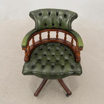 Desk chair England, later part of the 20th century.