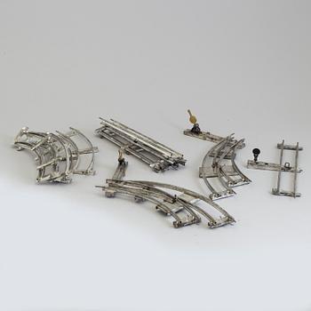 TÅGSET, plåt, GBN Bavaria, Bing Werke, tre delar samt räls, 1900-talets första hälft.