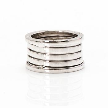 BVLGARI RING, 18K vitguld, "B-zero1".