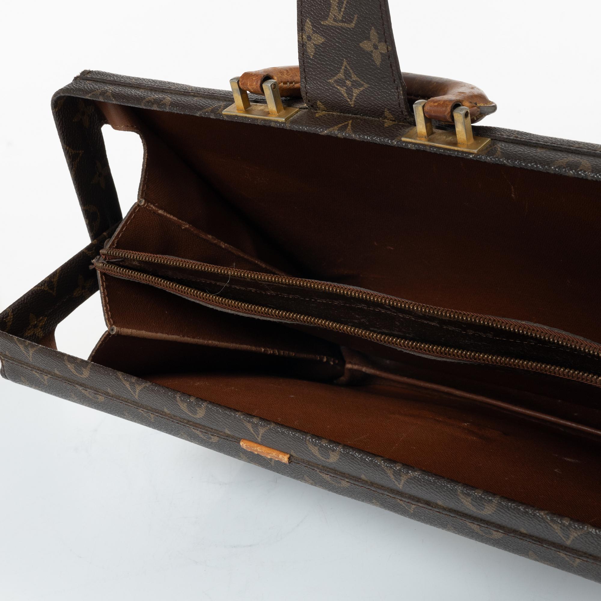 Louis Vuitton, briefcase, "Serviette Fermoir", vintage.
