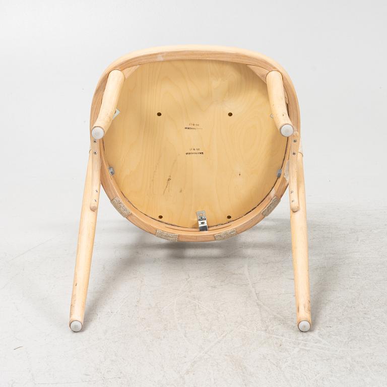 Front, a pair of beech 'Collage' chairs, Gemla, 2015.