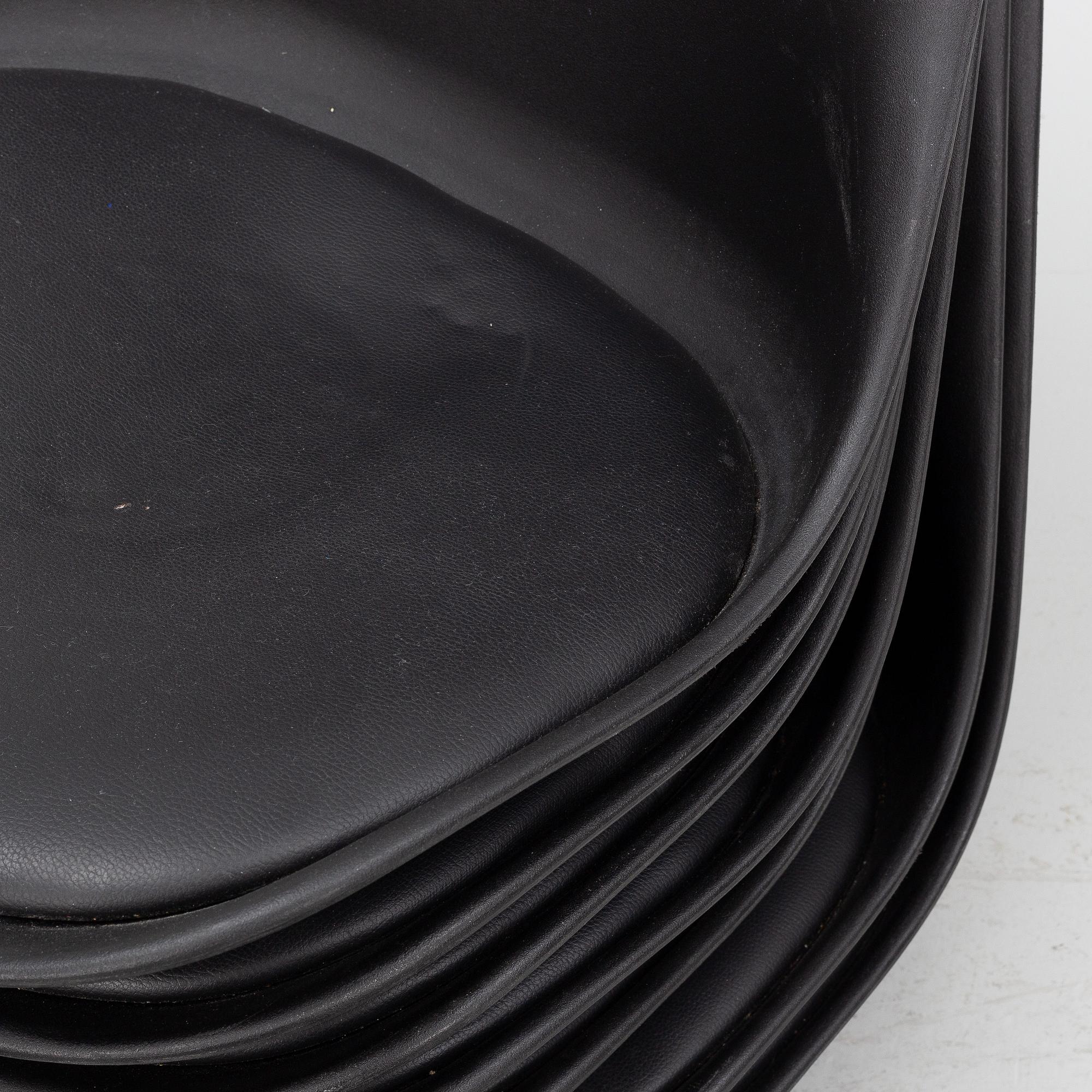 Chairs, 8 pcs, contemporary production.