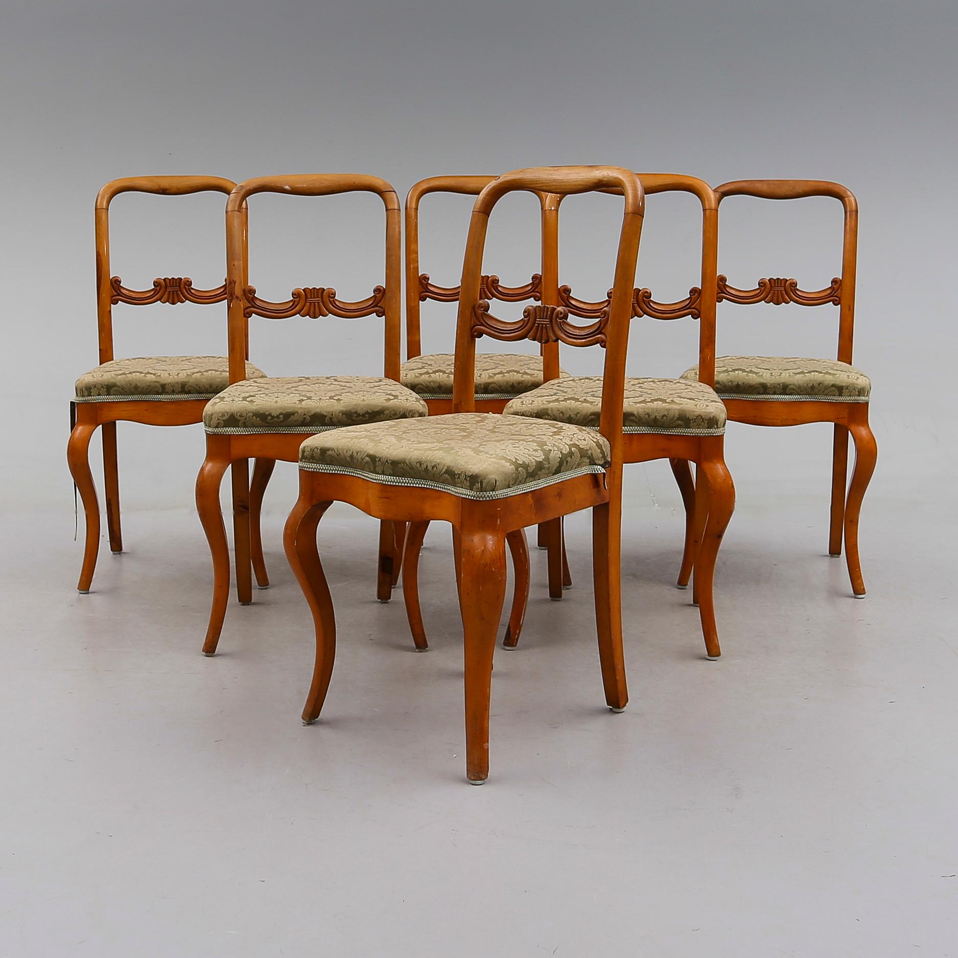 STOLAR, 6 st, 1800-talets andra hälft.