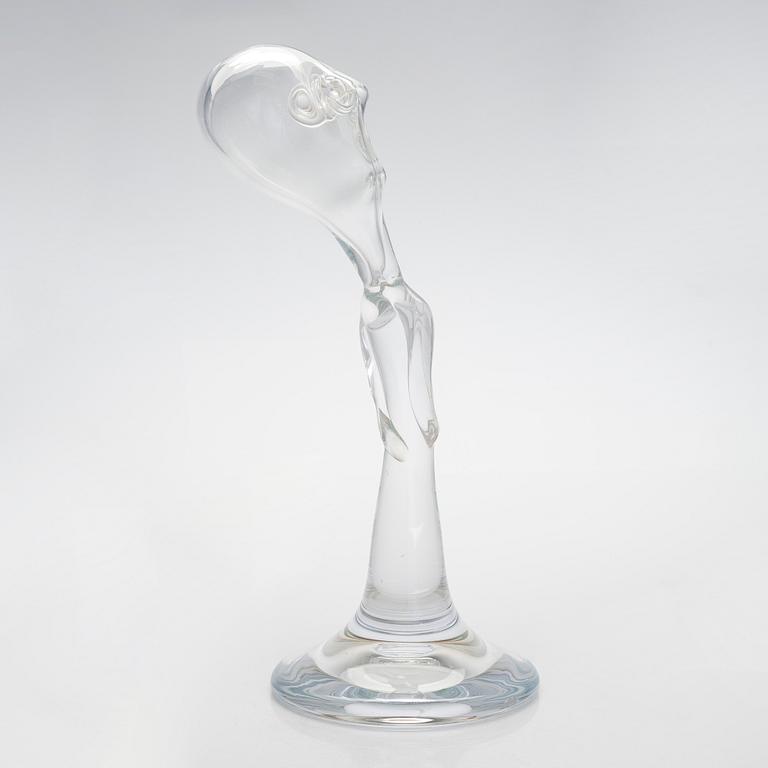 Johannes Rantasalo, a glass sculpture, signed 2008.