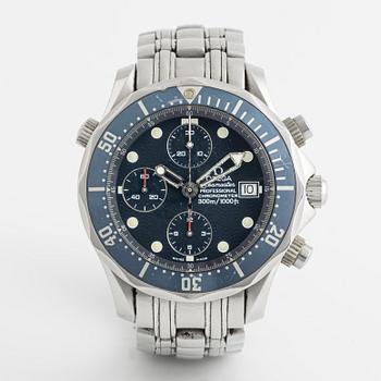 Omega, Seamaster Diver 300M, chronograph, wristwatch, 41,5 mm.