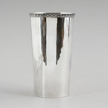 BÄGARE, silver, E Löfman, MGAB, Uppsala 1972. Vikt ca 229 gram.