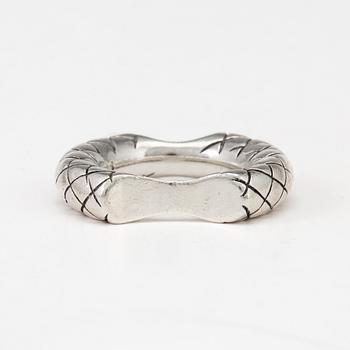 BOTTEGA VENETA, ring, sterlingsilver, Italien.