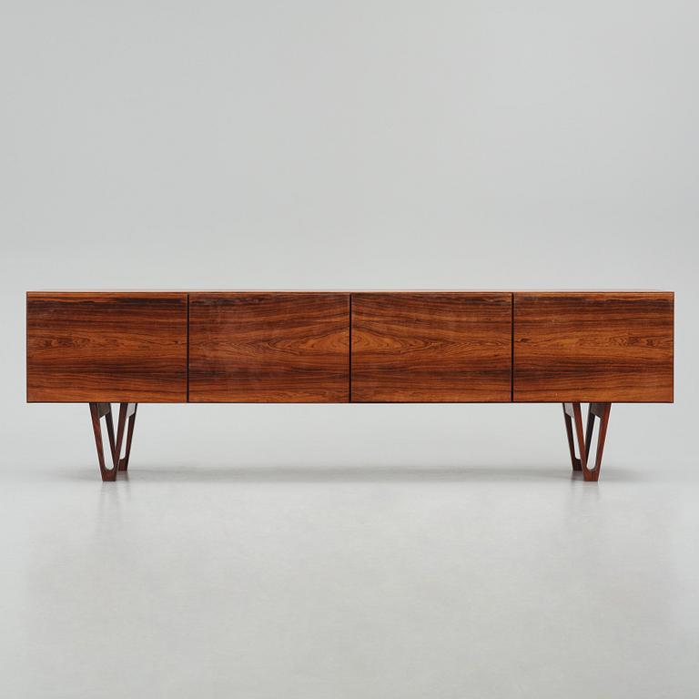 Ib Kofod-Larsen, a rosewood veneered sideboard model "501" from the "Ib 500" series, Seffle Möbelfabrik, Sweden 1960s.