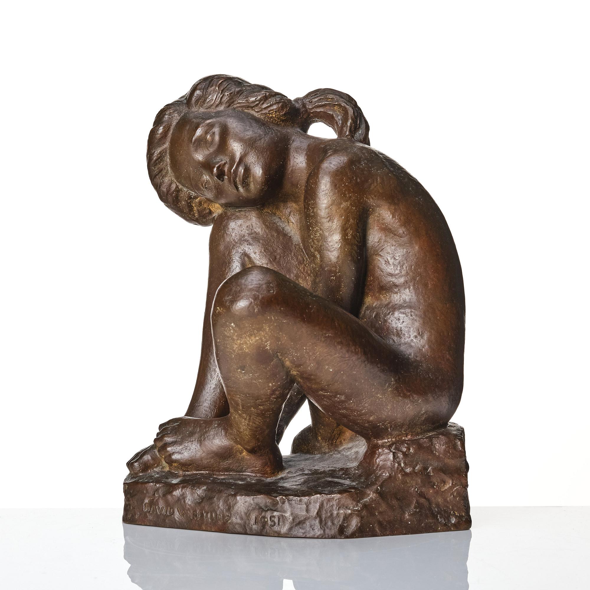David Wretling, Sittande flicka.