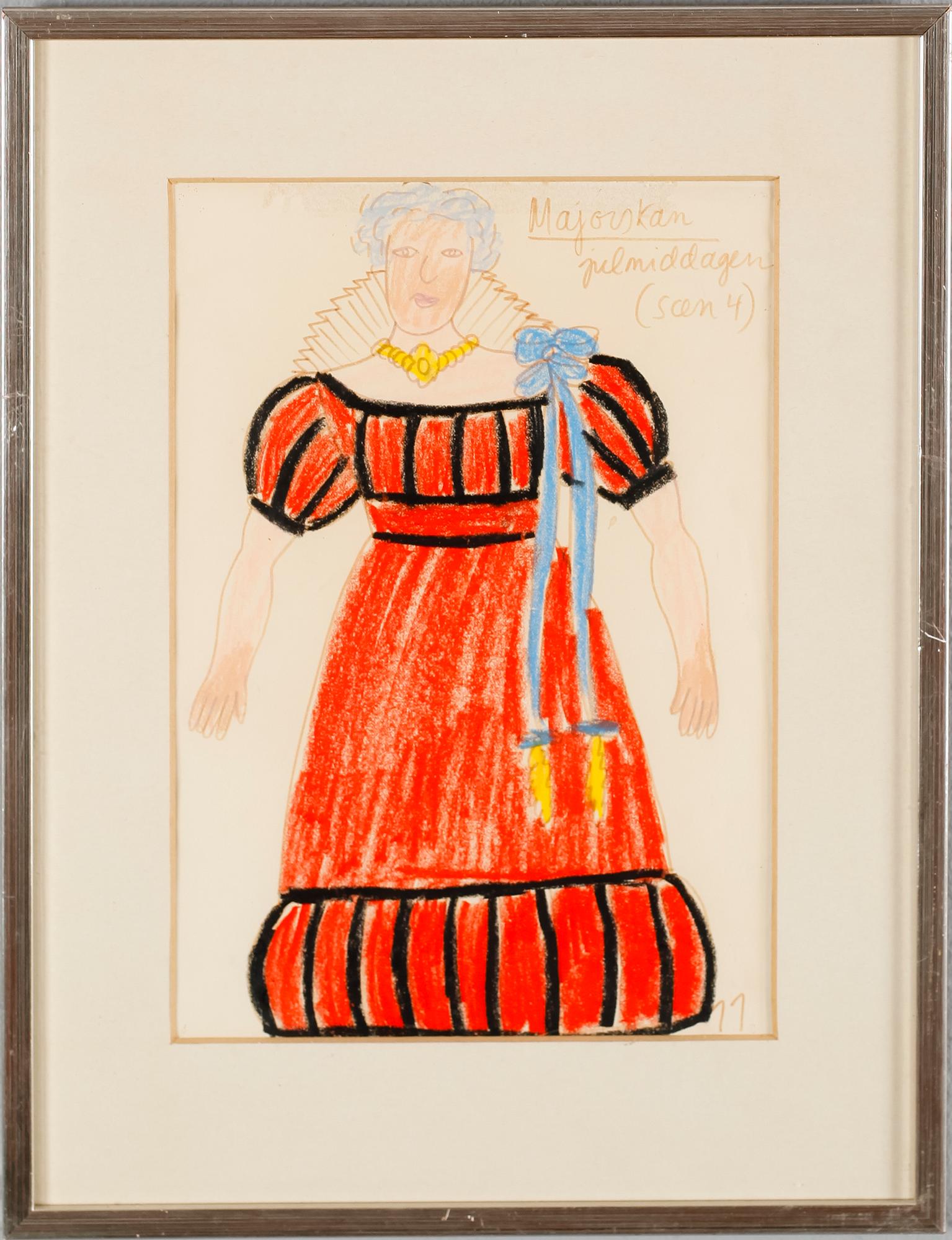MARIE LOUISE DE GEER-BERGENSTRÅHLE, 11 st, blandteknik, en signerad.
