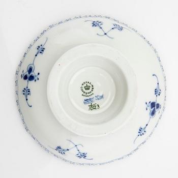 Service, 46 pieces, porcelain, Blue Fluted "Full Lace" and "Half Lace", Royal Copenhagen, Denmark.