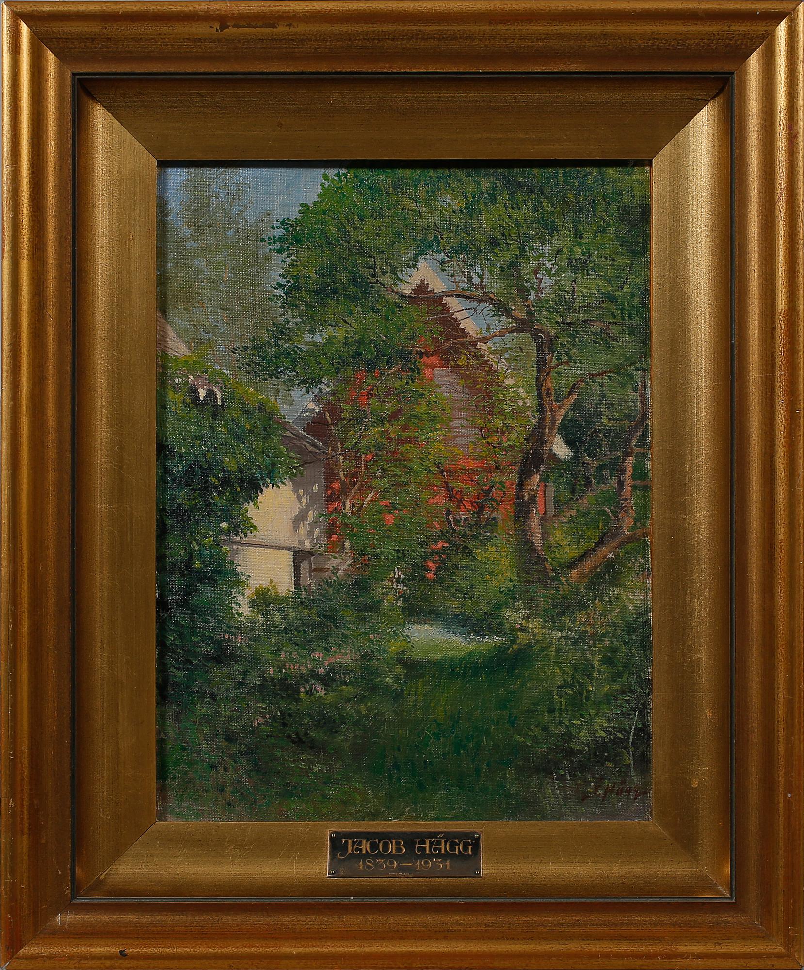 JACOB HÄGG, olja på duk, signerad.