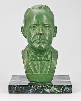 RUTH PEABODY, skulptur, brons, sign o gjutarstpl, 1900-talets första hälft.