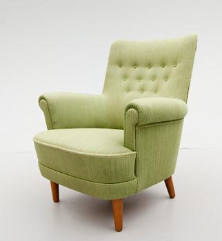 FÅTÖLJ, "Hemmakväll", Carl Malmsten, 1900-talets andra hälft.