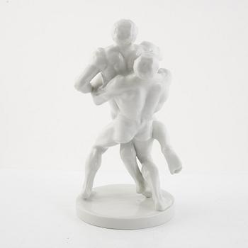 Bela Pankotai Farkas, sculpture, porcelain, Herend, 1930s.