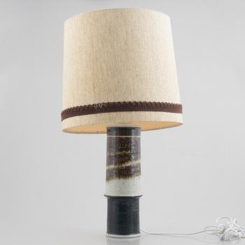 Inger Persson, a stoneware table lamp, Rörstrand, 1960's.