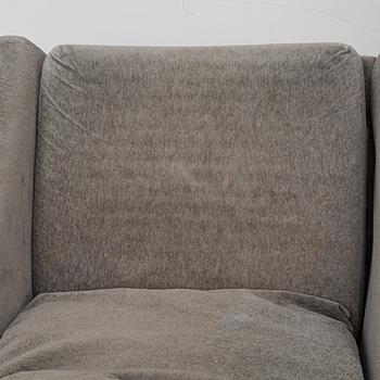 Folke Ohlsson, A 'Profil' lounge chair and foot stool from Dux, 1960's.