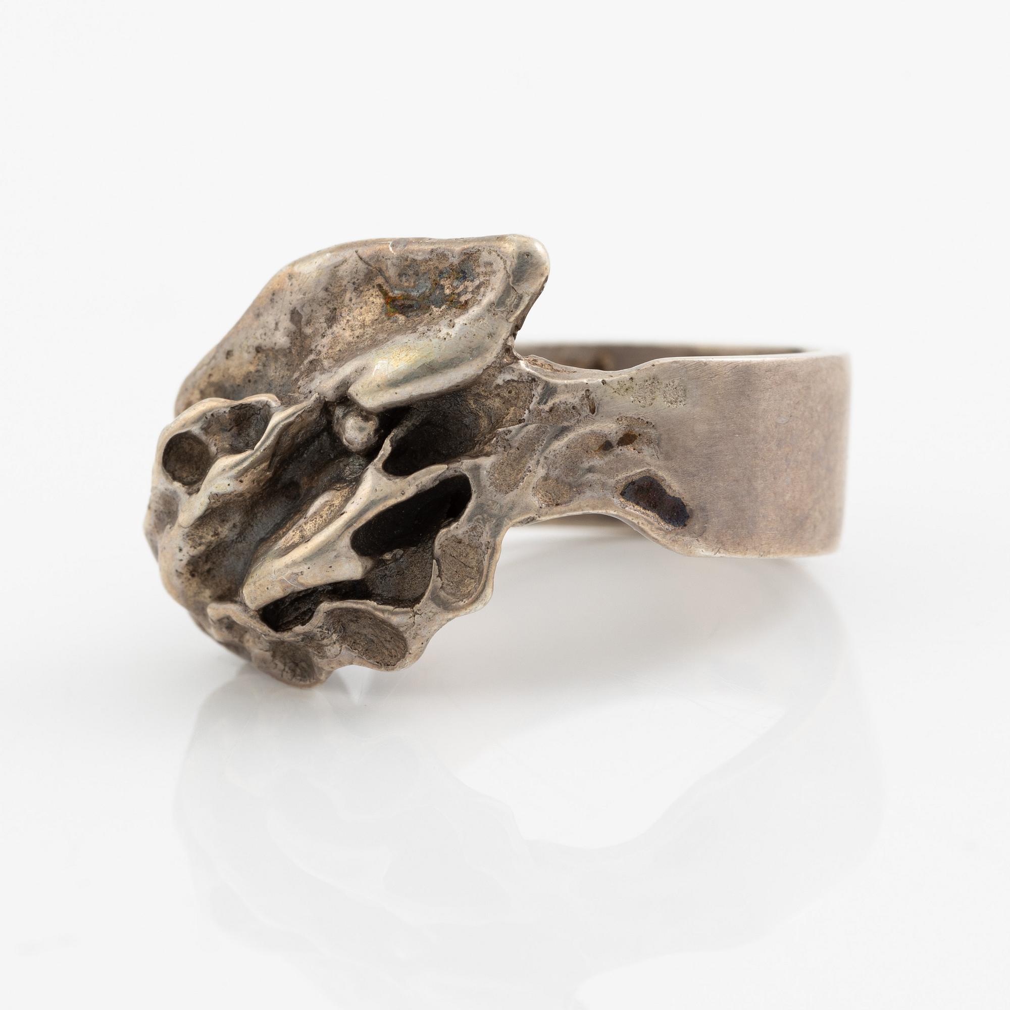 Olle Ohlsson, ring, silver.