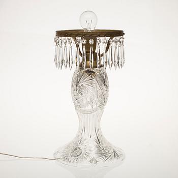BORDSLAMPA, 1900-talets senare hälft.