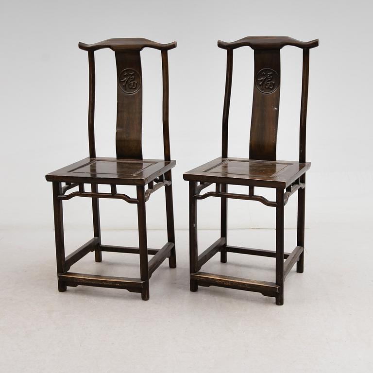 STOLAR, 1 par, orientaliska, 1900-tal.
