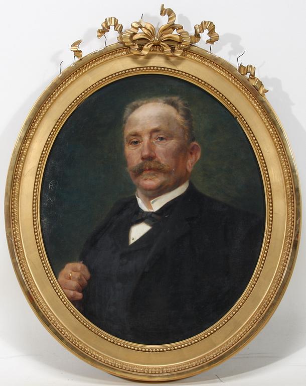 AXEL JUNGSTEDT, olja på duk. Sign o dat 1906.