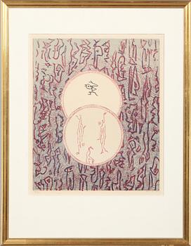 Max Ernst · MAX ERNST, färglitografi, signerad och numrerad 148/500.