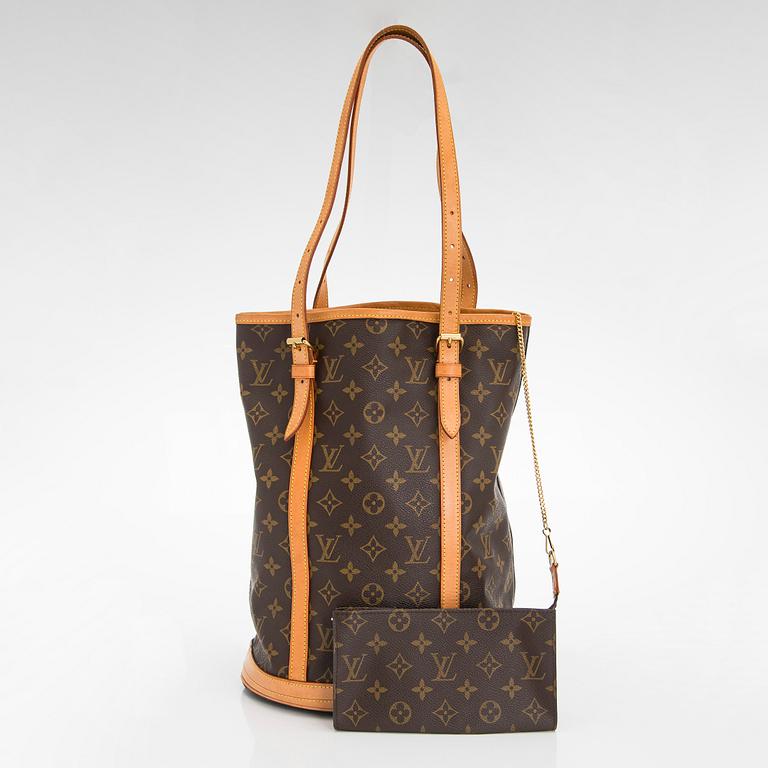 Louis Vuitton, a Monogram Canvas "Bucket" bag and pochette.