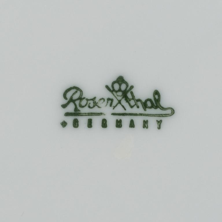 A 78 part coffee and dinner service, 'Classic Rose', by Rosenthal, second half of the 20th century.